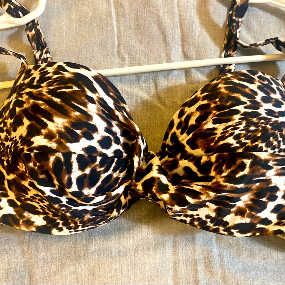 Cheetah print swim suit